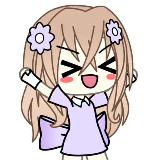 Стикерпак lisa purple для Telegram — скачать