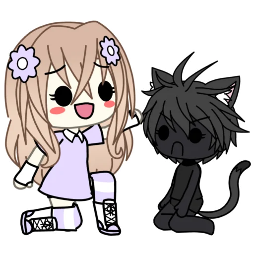 🐈‍⬛ Стикер «lisa purple» для Telegram