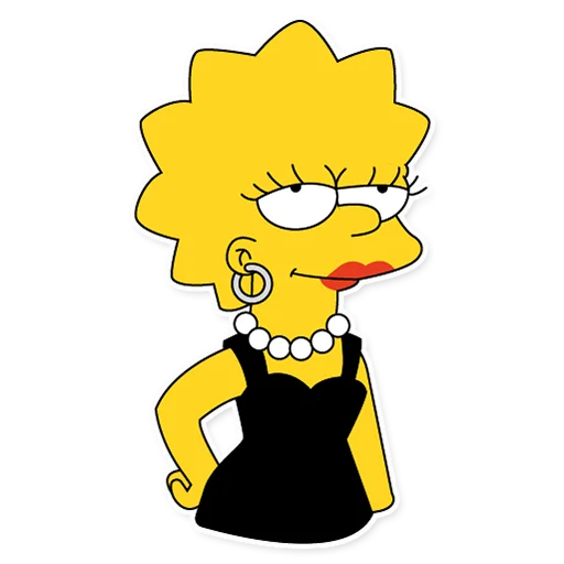 Стикерпак Lisa Simpson для Telegram