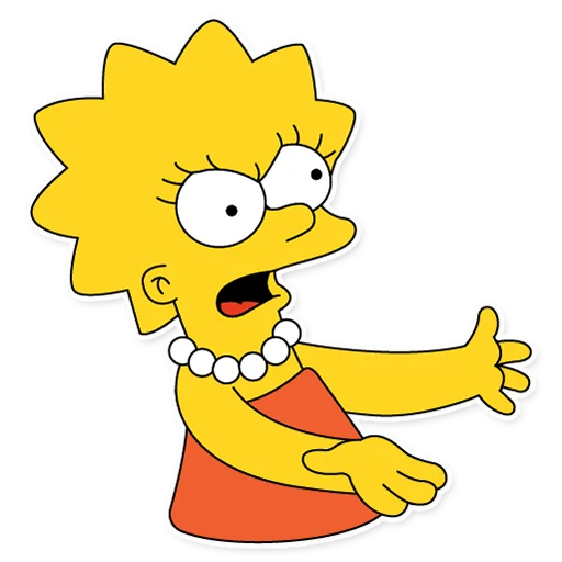 🤬 Стикер «Lisa Simpson» для Telegram