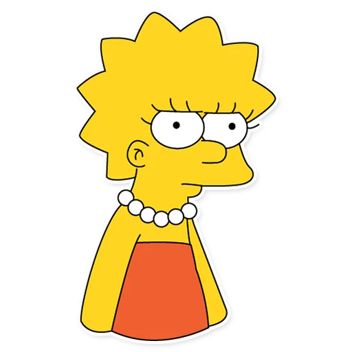 😠 Стикер «Lisa Simpson» для Telegram