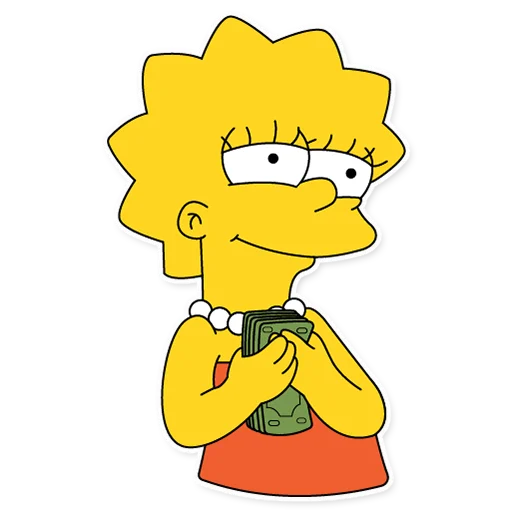 💰 Стикер «Lisa Simpson» для Telegram