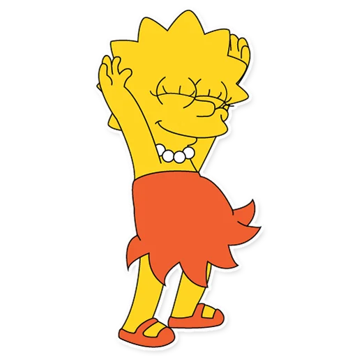 💃 Стикер «Lisa Simpson» для Telegram