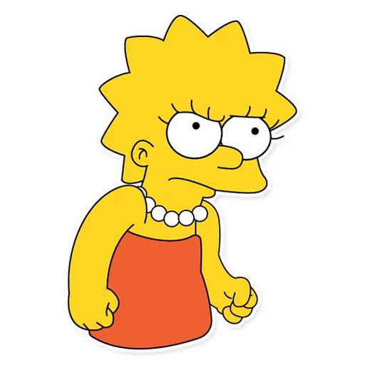 😤 Стикер «Lisa Simpson» для Telegram