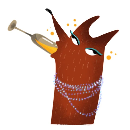 🍻 Стикер «Лисичка Изольда» для Telegram