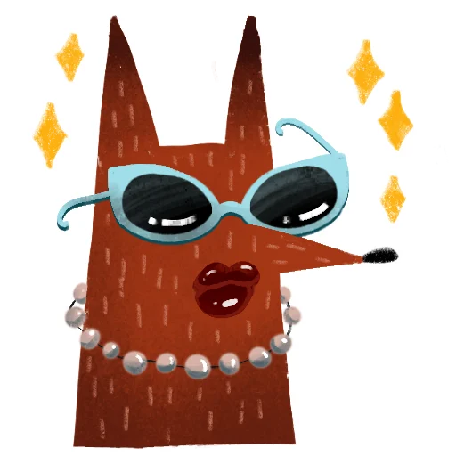 ✨ Стикер «Лисичка Изольда» для Telegram