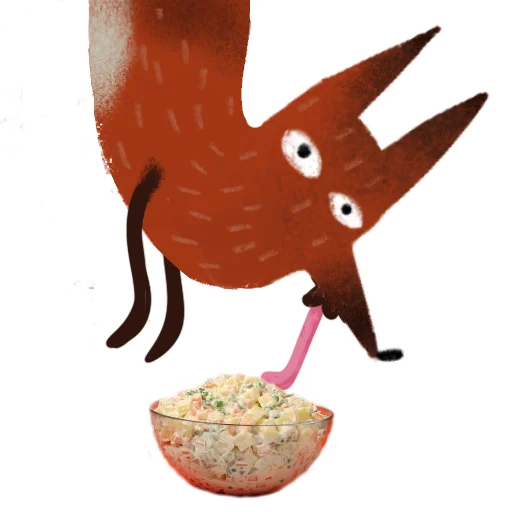 🦊 Стикер «Лисичка Изольда» для Telegram
