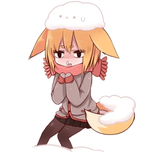 😑 Стикер «Lisichki Chan» для Telegram