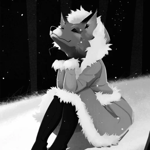 🖤 Стикер «Лиса Алиса / Tiny Bunny» для Telegram
