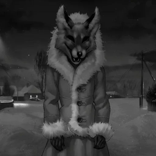 🌑 Стикер «Лиса Алиса / Tiny Bunny» для Telegram