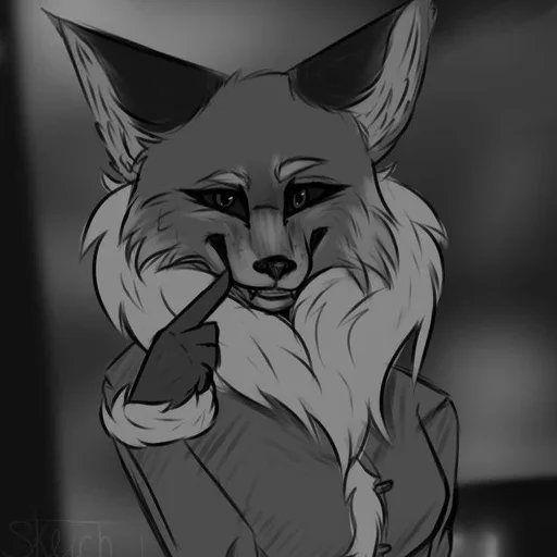 🥴 Стикер «Лиса Алиса / Tiny Bunny» для Telegram