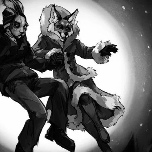 🌌 Стикер «Лиса Алиса / Tiny Bunny» для Telegram