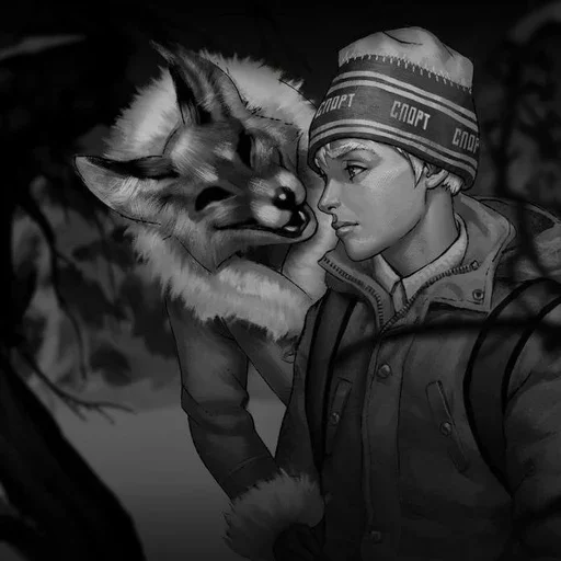 🦊 Стикер «Лиса Алиса / Tiny Bunny» для Telegram