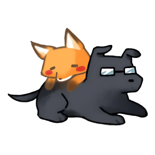 😴 Стикер «Лис Амперчик» для Telegram