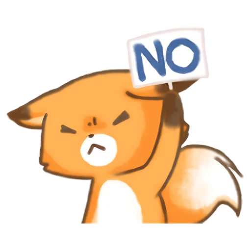 👎 Стикер «Лис Амперчик» для Telegram