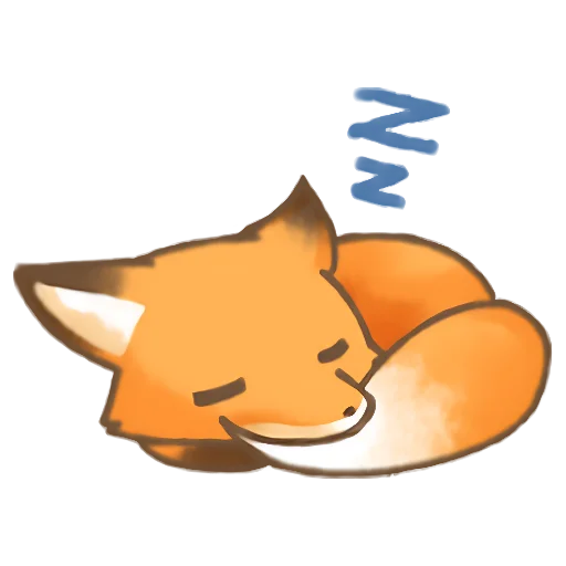 😴 Стикер «Лис Амперчик» для Telegram