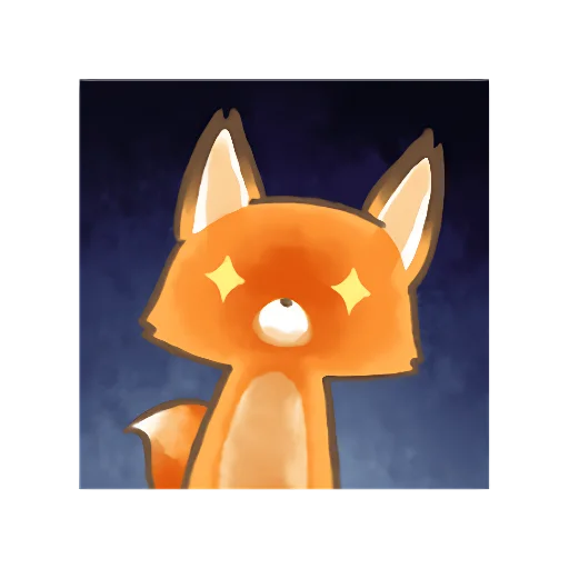 😵‍💫 Стикер «Лис Амперчик» для Telegram