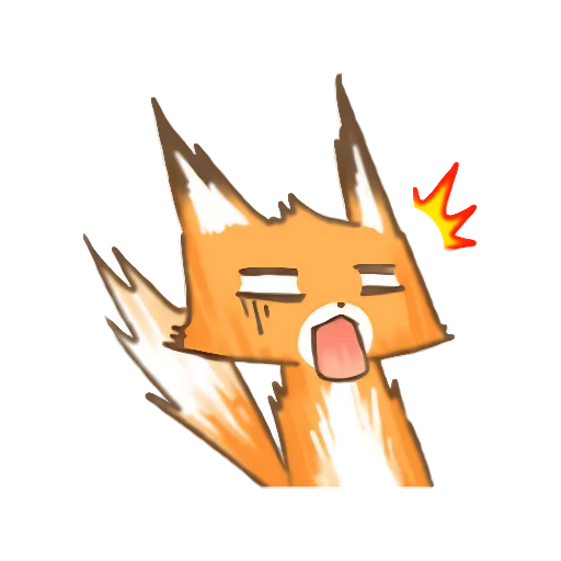 😳 Стикер «Лис Амперчик» для Telegram