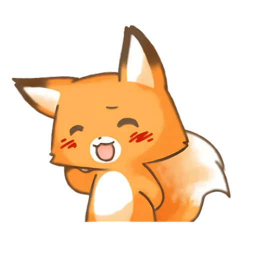 🤭 Стикер «Лис Амперчик» для Telegram