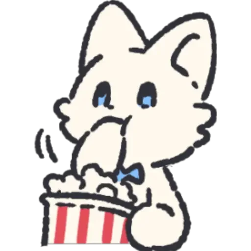 🍿 Стикер «*.✧ ✧.*» для Telegram