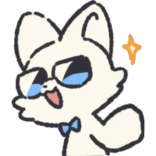 😎 Стикер «*.✧ ✧.*» для Telegram