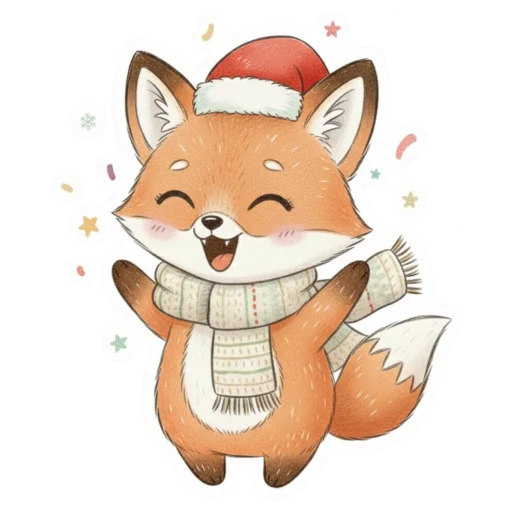 😁 Стикер «лисенок» для Telegram