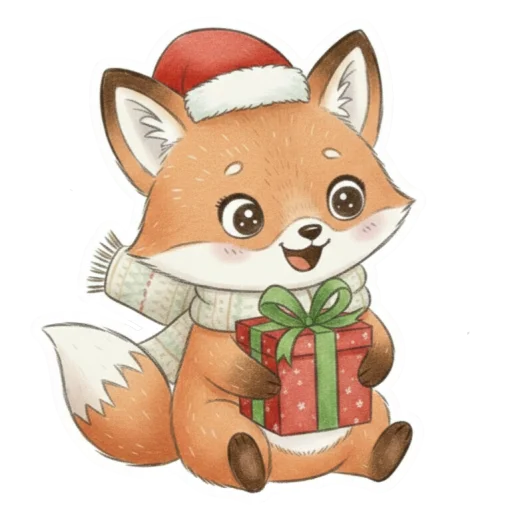🎁 Стикер «лисенок» для Telegram