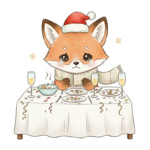😔 Стикер «лисенок» для Telegram