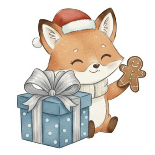 Стикерпак лисенок для Telegram