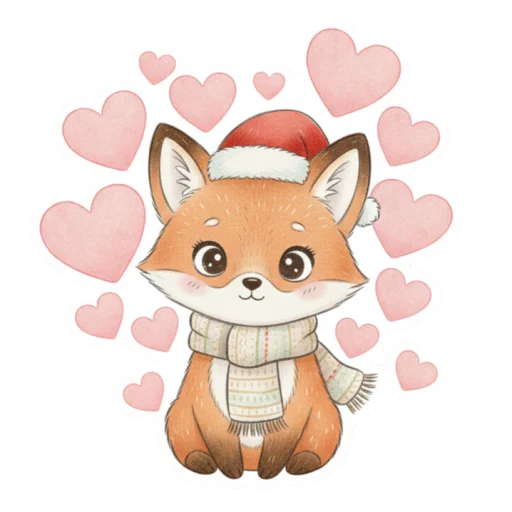 💓 Стикер «лисенок» для Telegram
