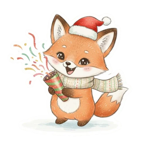 🎉 Стикер «лисенок» для Telegram