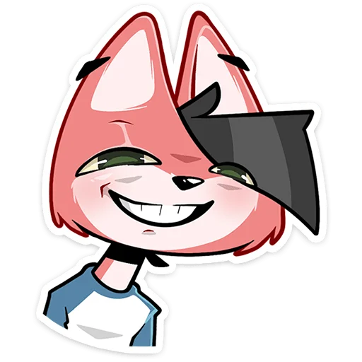 😁 Стикер «Лис Рис» для Telegram