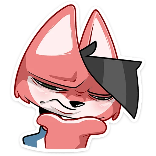 🤔 Стикер «Лис Рис» для Telegram