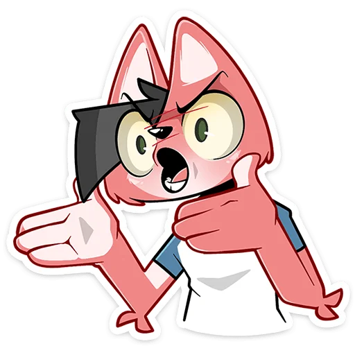 😳 Стикер «Лис Рис» для Telegram