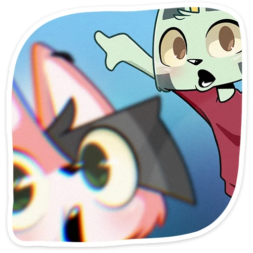 👈 Стикер «Лис Рис» для Telegram