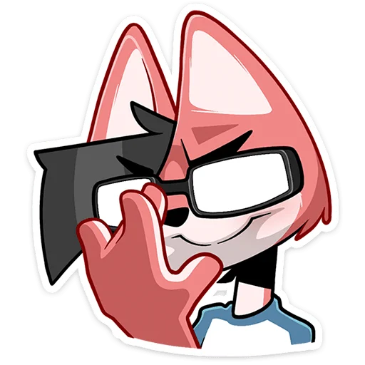 😱 Стикер «Лис Рис» для Telegram