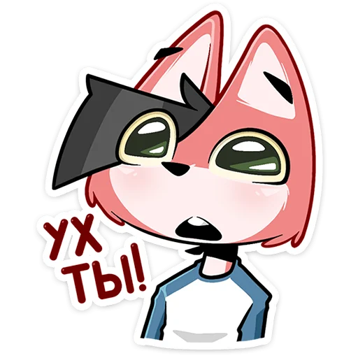 😯 Стикер «Лис Рис» для Telegram