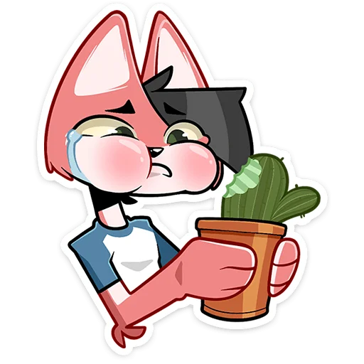 🌵 Стикер «Лис Рис» для Telegram