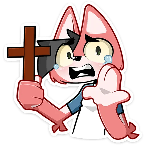 ✝ Стикер «Лис Рис» для Telegram