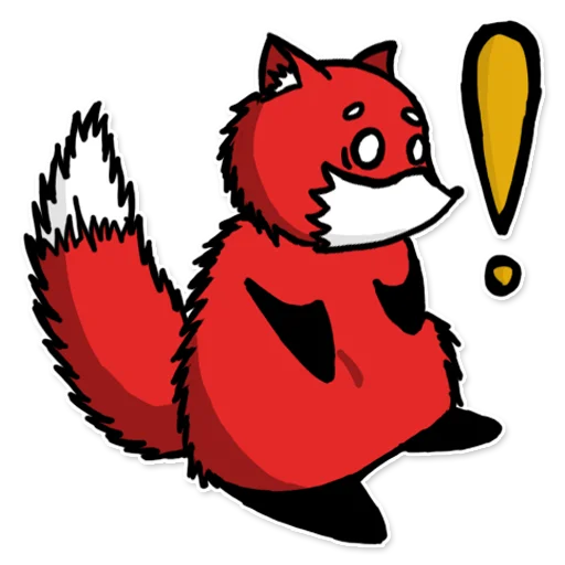 😳 Стикер «Лисец» для Telegram