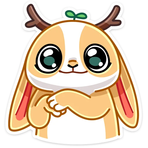 ☺️ Стикер «Листочек» для Telegram