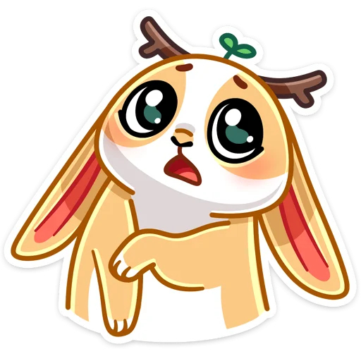 😬 Стикер «Листочек» для Telegram