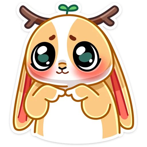 😊 Стикер «Листочек» для Telegram