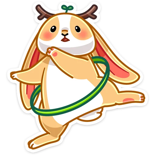 💃 Стикер «Листочек» для Telegram
