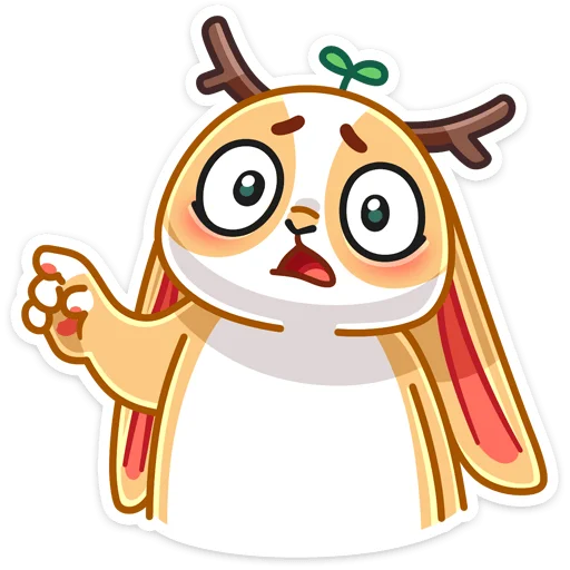 😳 Стикер «Листочек» для Telegram