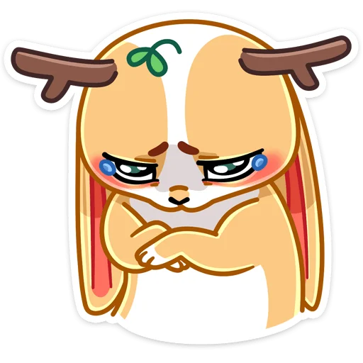 😫 Стикер «Листочек» для Telegram