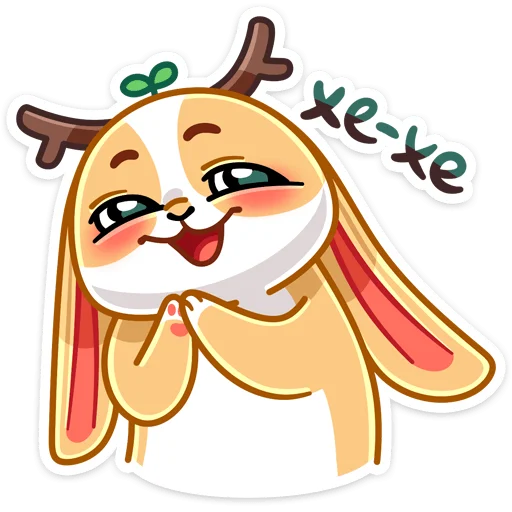 😈 Стикер «Листочек» для Telegram