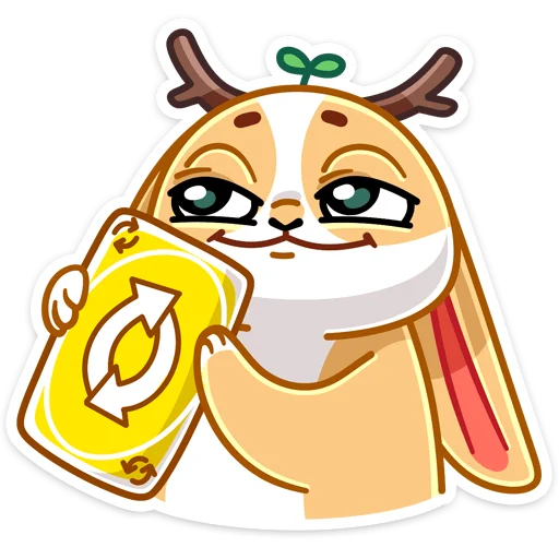 😊 Стикер «Листочек» для Telegram
