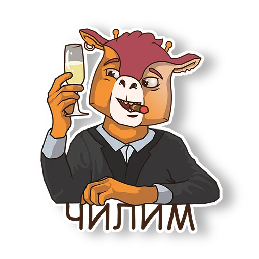 🍹 Стикер «LitClub» для Telegram