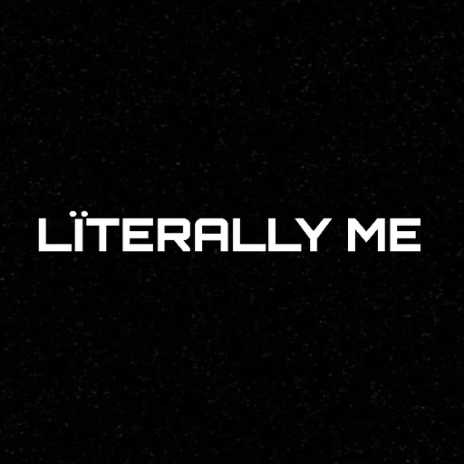 👹 Стикер «LITERALLY ME» для Telegram
